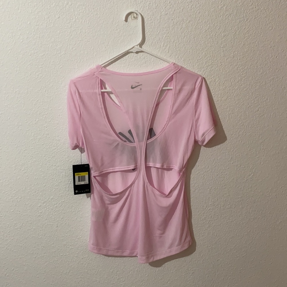 Nike running top with back cutouts. - Picture 2 of 5